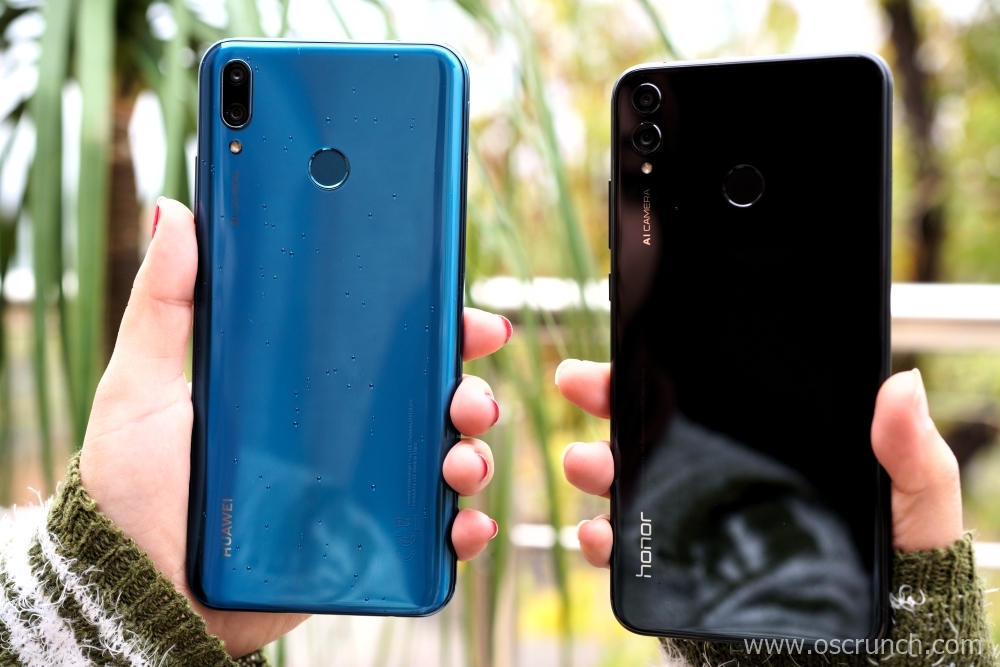 Huawei Y9 and Honor 8X