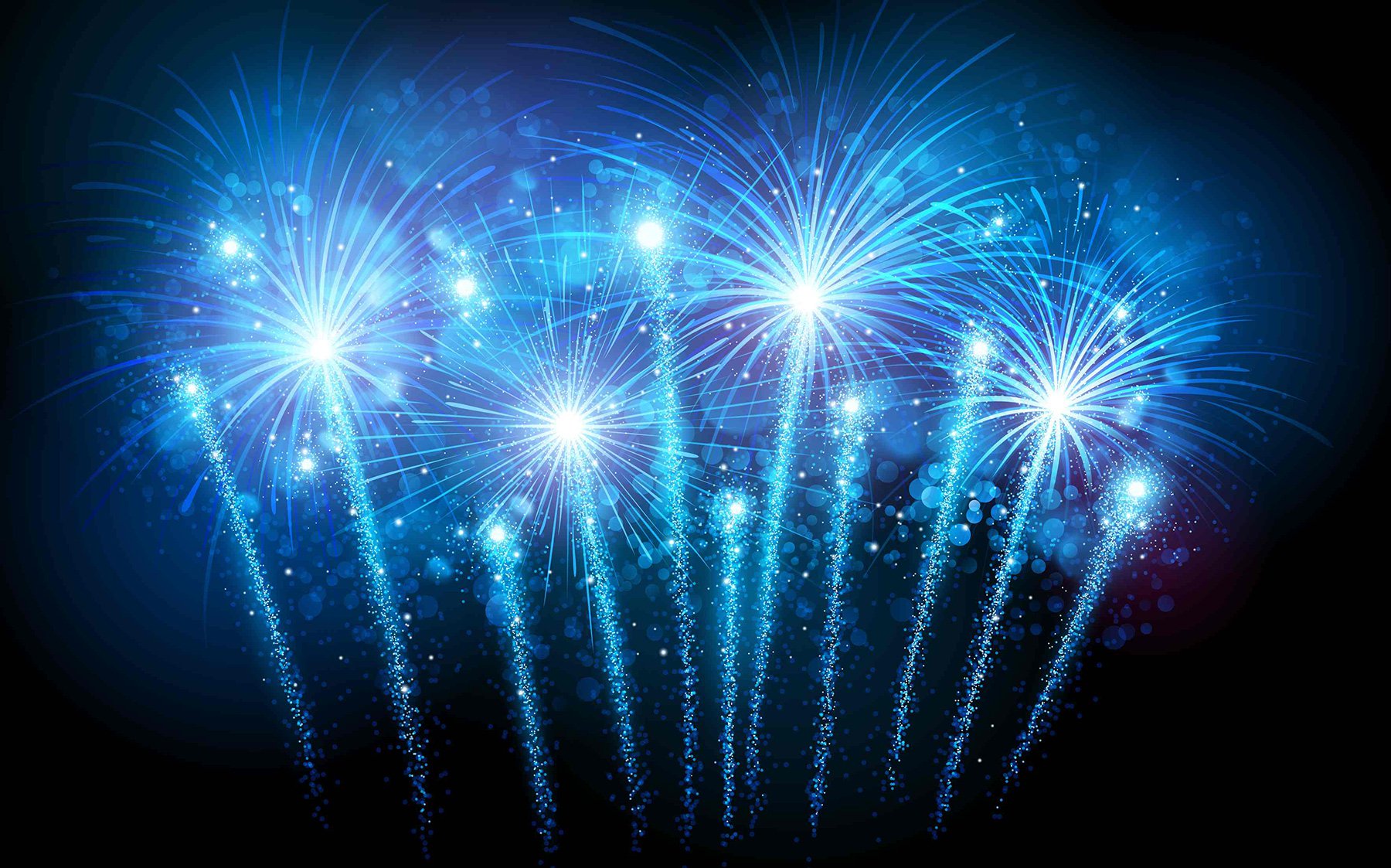 Happy New Year Fireworks Wallpaper