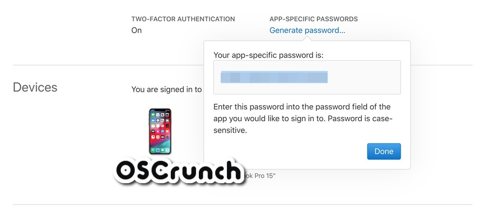 app specific password generator