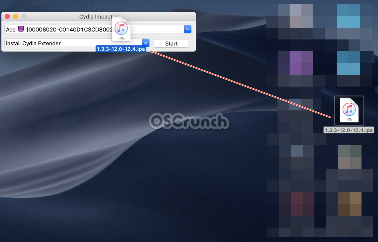 Sideloading Chimera 1.3.3 via Cydia Impactor