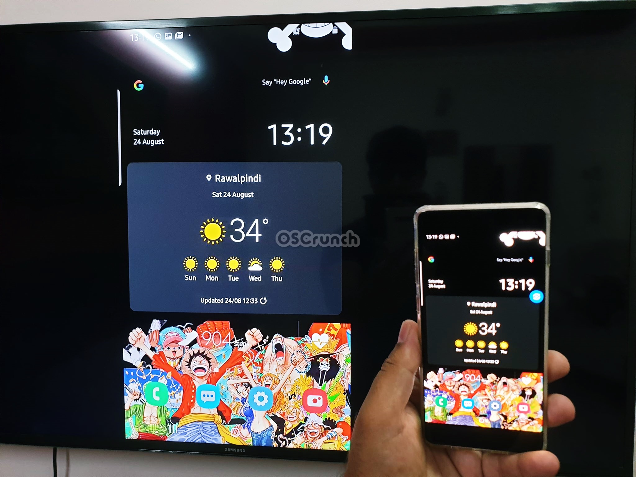 Note 10 connected to Smart TV