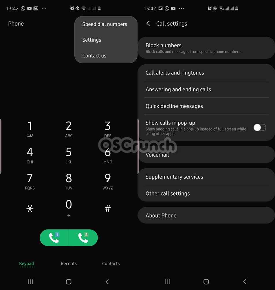 Call recording on galaxy note 10
