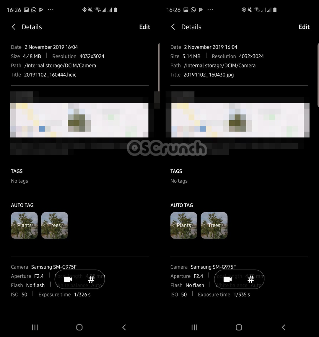 HEIC, HEIF Images to JPEG on Android