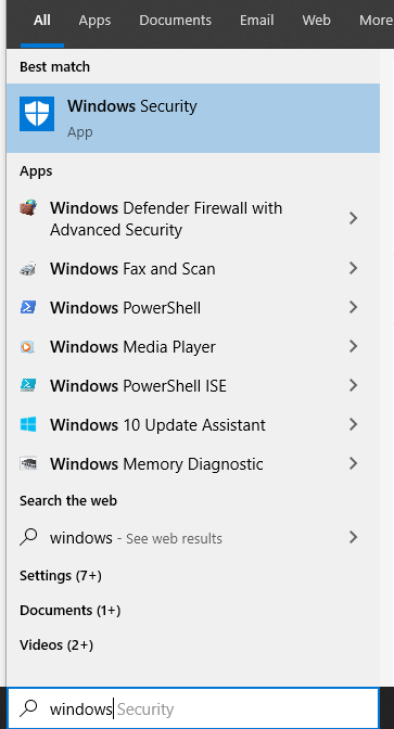 Windows Security